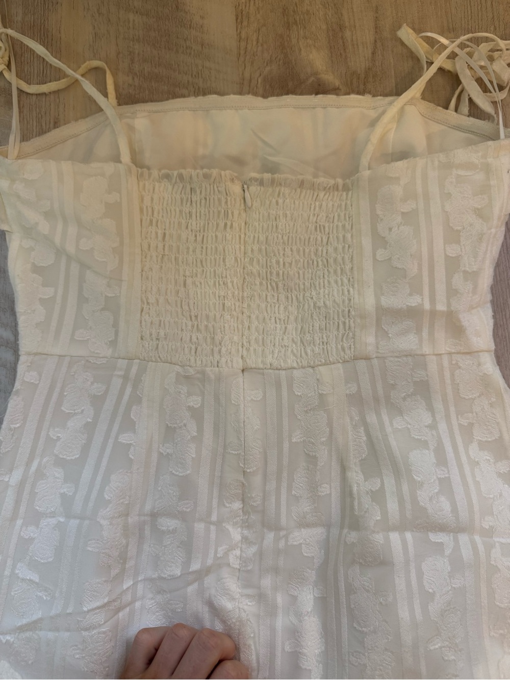 Lost + Wander White Lace Tie-Shoulder Mini Dress - Picture 4 of 5